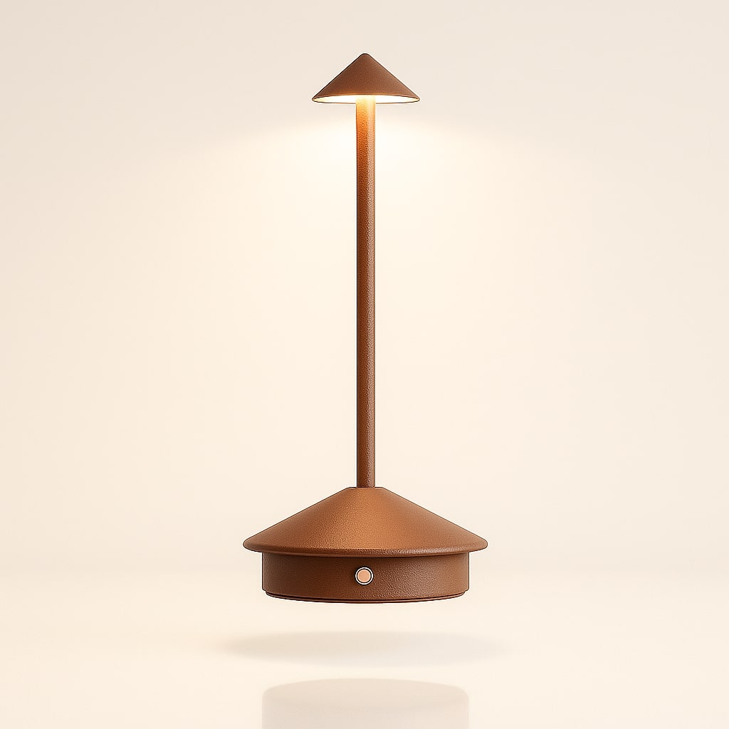 Tafellamp met accu | Draadloze tafellamp | Dimbare lamp met touch | Lunelle