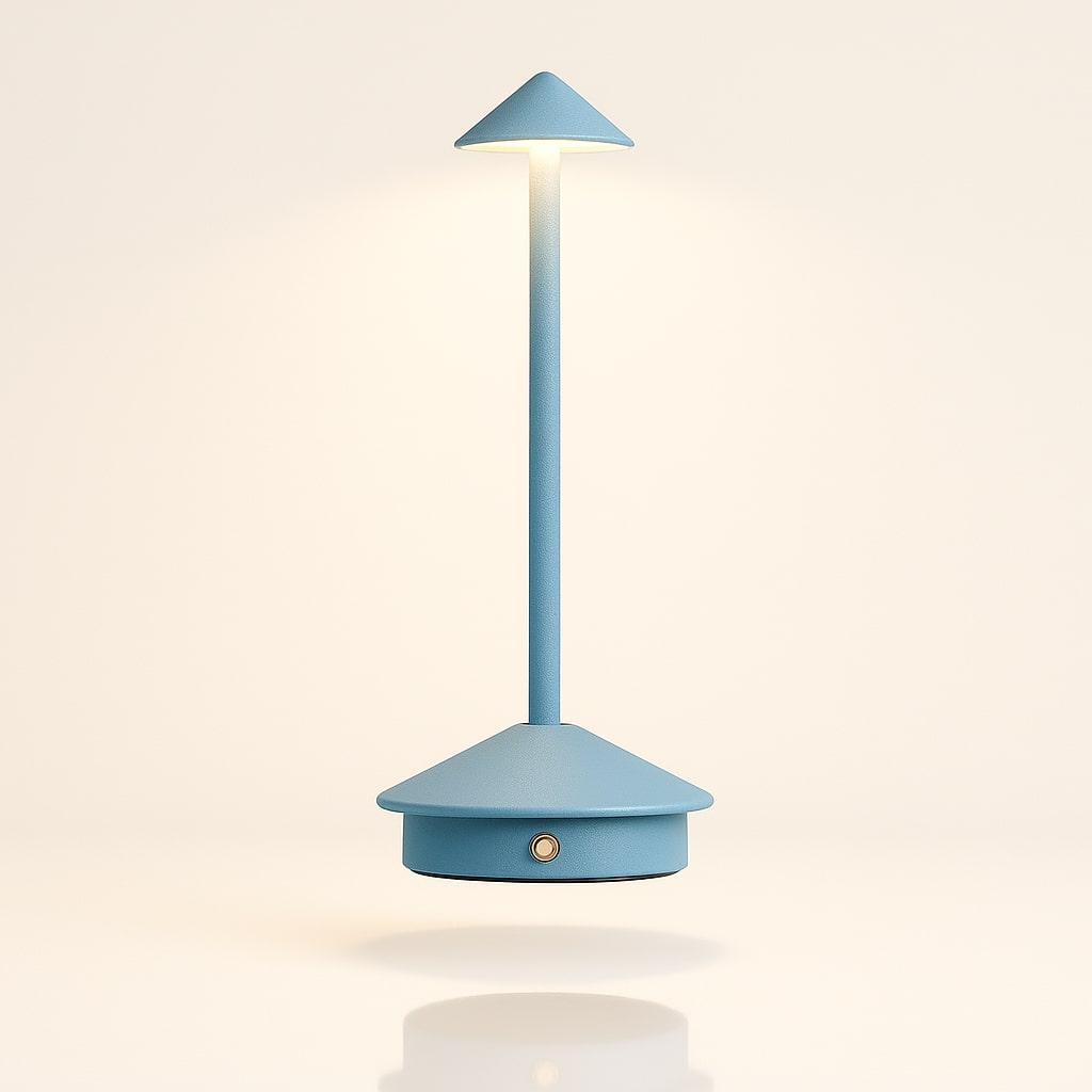 Tafellamp met accu | Draadloze tafellamp | Dimbare lamp met touch | Lunelle