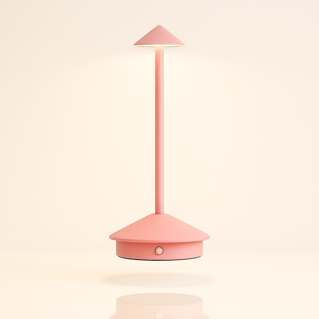 Tafellamp met accu | Draadloze tafellamp | Dimbare lamp met touch | Lunelle