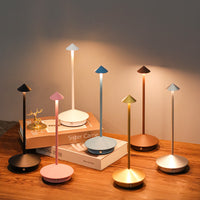 Tafellamp met accu | Draadloze tafellamp | Dimbare lamp met touch | Lunelle