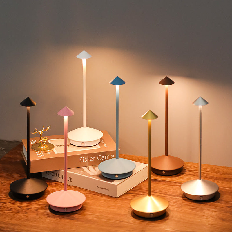 Tafellamp met accu | Draadloze tafellamp | Dimbare lamp met touch | Lunelle