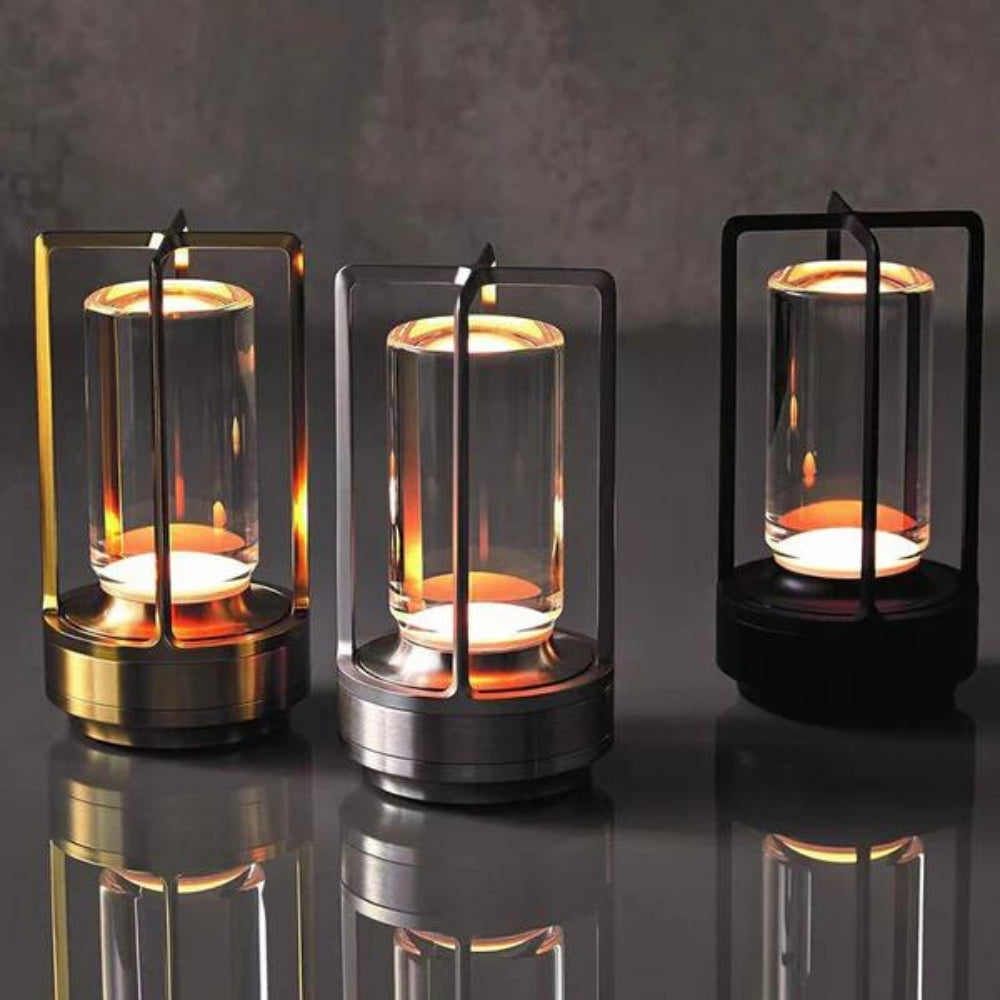 Tafellamp met accu | Moderne LED Tafellamp | Lantaarn Lamp | NordicLicht