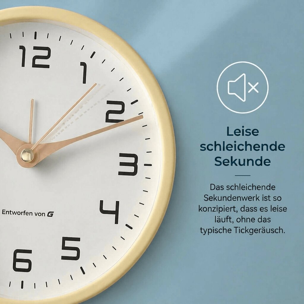 Tafelklok | Scandinavische Staande Klok | Moderne Woondecoratie | Tijdstilte