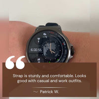 Titan Tough Smartwatch – 10 Dagen Batterijduur, Oproepmeldingen en 24/7 Gezondheidsmonitoring