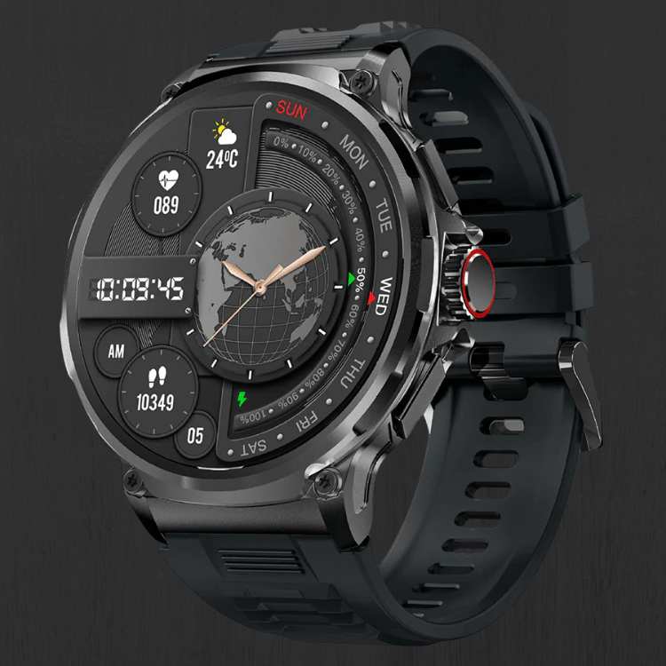 Titan Tough Smartwatch – 10 Dagen Batterijduur, Oproepmeldingen en 24/7 Gezondheidsmonitoring