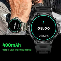 Titan Tough Smartwatch – 10 Dagen Batterijduur, Oproepmeldingen en 24/7 Gezondheidsmonitoring