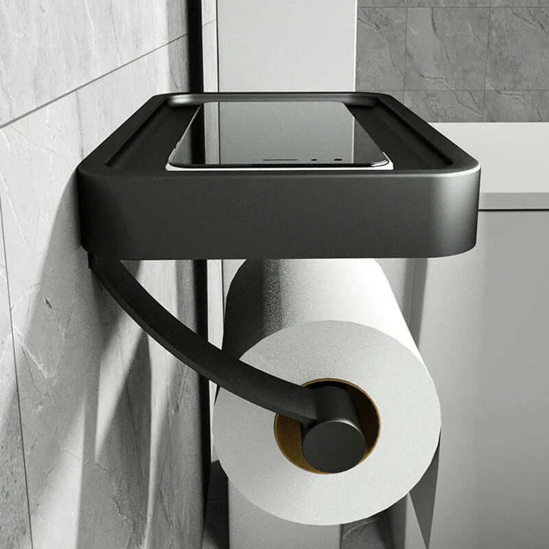 Toilettenpapierhouder van roestvrij staal | WC papierhouder met opbergruimte | WC rolhouder | Rollix