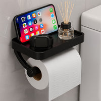 Toilettenpapierhouder van roestvrij staal | WC papierhouder met opbergruimte | WC rolhouder | Rollix