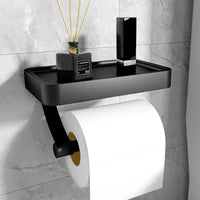 Toiletpapierhouder van roestvrij staal | Toiletrolhouder met opbergruimte | WC rollenhouder | Rollix