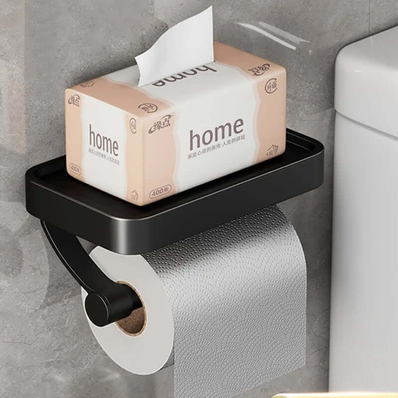 Toilettenpapierhouder van roestvrij staal | WC papierhouder met opbergruimte | WC rolhouder | Rollix