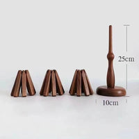 Houten onderzetters | Tafelonderzetters met modern design | HoutKunst (3 stuks)