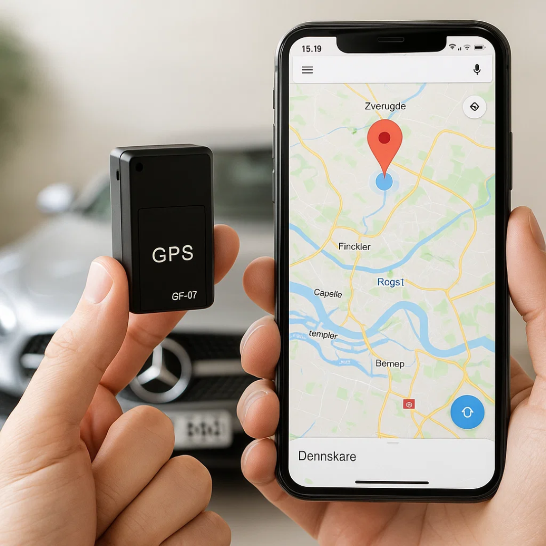 Tracktor | Mini GPS-tracker met Geluid, Magneet & Real-time Tracking
