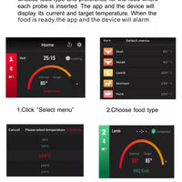 Bluetooth Vleesthermometer – Precieze Draadloze Koken