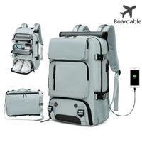 TRAVELMAX Pack – Waterdichte Reisrugzak met USB-poort, Schoencompartiment & Antidiefstal Zak