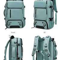 TRAVELMAX Pack – Waterdichte Reisrugzak met USB-poort, Schoencompartiment & Antidiefstal Zak