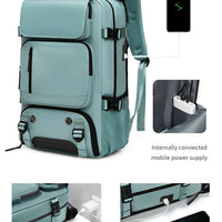 TRAVELMAX Pack – Waterdichte Reisrugzak met USB-poort, Schoencompartiment & Antidiefstal Zak