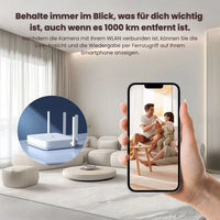 Bewakingscamera via WLAN | Mini HD Camera | Draadloze Beveiligingscamera | Clariox