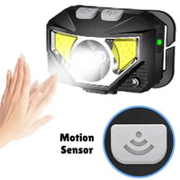 Ultra-heldere hoofdlamp met bewegingssensor - 2 verpakkingen