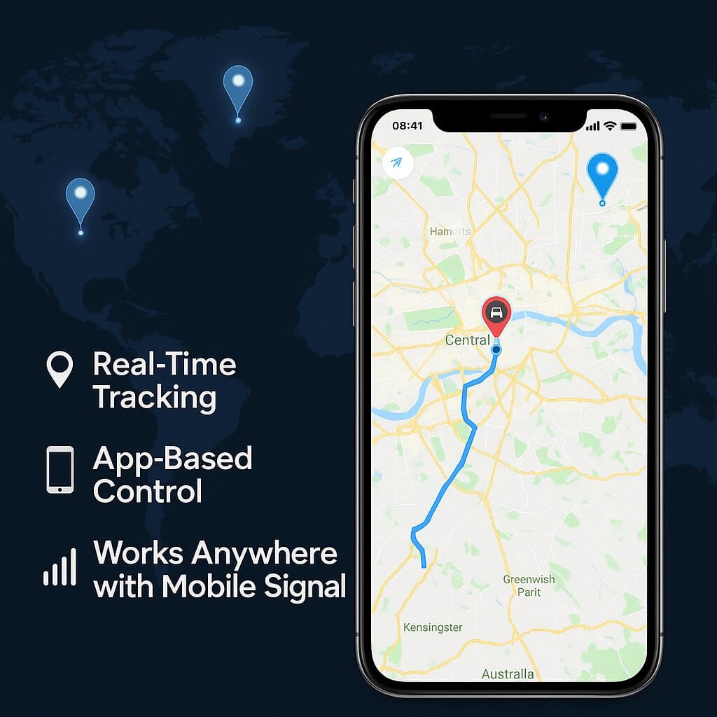 Ultra-Compacte GPS Tracker met Magneet