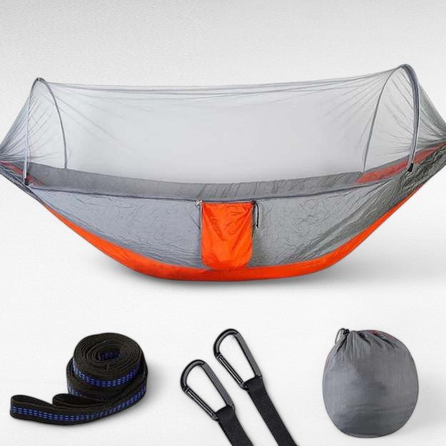 Buitenhangmat met Muggennet – Ultra Licht Nylon en Eenvoudig te Monteren
