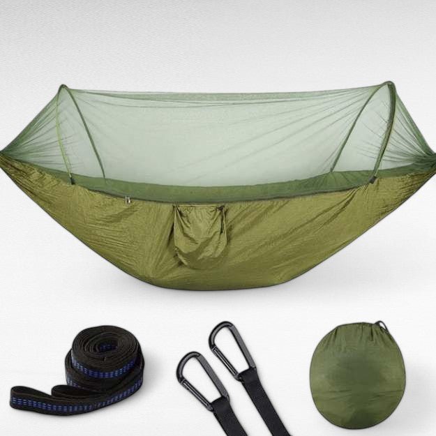 Buitenhangmat met Muggennet – Ultra Licht Nylon en Eenvoudig te Monteren