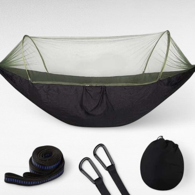 Buitenhangmat met Muggennet – Ultra Licht Nylon en Eenvoudig te Monteren