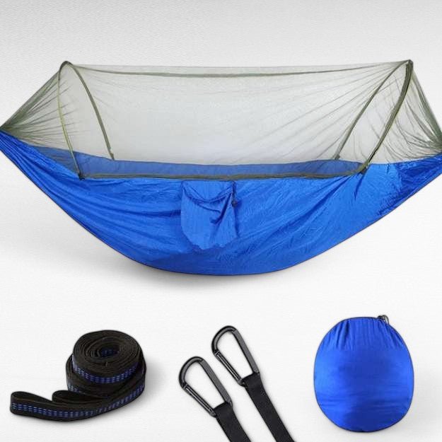 Buitenhangmat met Muggennet – Ultra Licht Nylon en Eenvoudig te Monteren