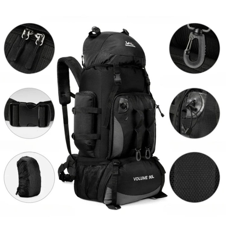 Ultra-Lichte Waterdichte Trekkingrugzak 90L