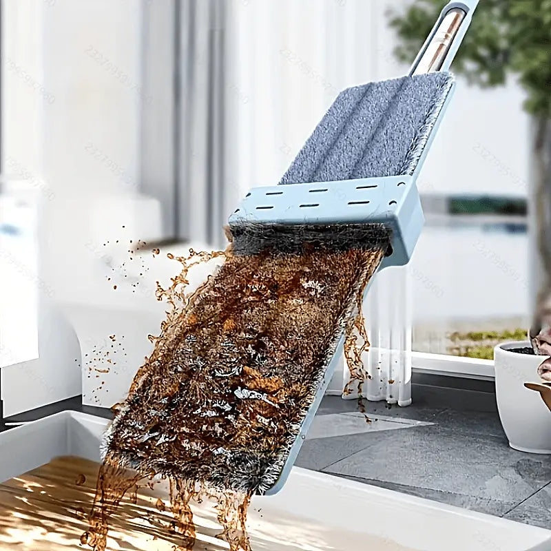 GlideMop - Automatische 360°-mop + 3 microvezeldoeken