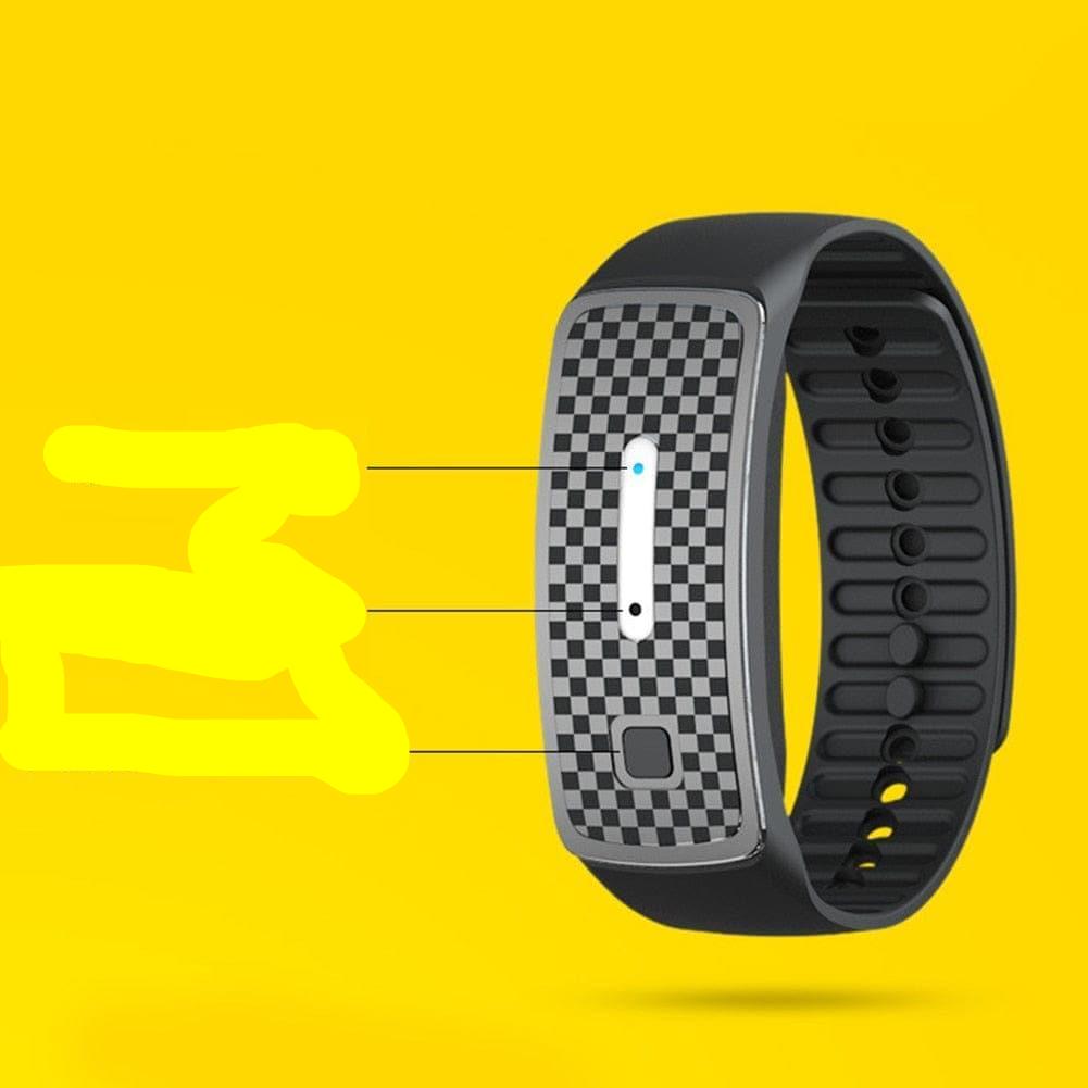 Insectenschild Sonic Armband | Niet-chemische, draagbare bescherming met een batterijlevensduur tot 150 uur voor langdurig comfort.