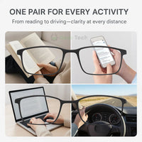 Unisex Duitse Intelligente Progressieve Multifocale Brillen