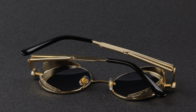 Unisex Retro Ronde Zonnebril met UV400 Bescherming