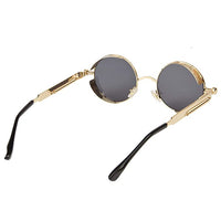 Unisex Retro Ronde Zonnebril met UV400 Bescherming