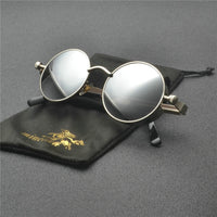 Unisex Retro Ronde Zonnebril met UV400 Bescherming