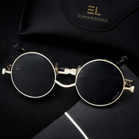 Unisex Retro Ronde Zonnebril met UV400 Bescherming
