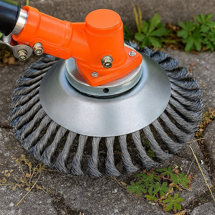 Onkruidborstel voor Grastrimmer | Onkruid vernietigen | TuinStaal