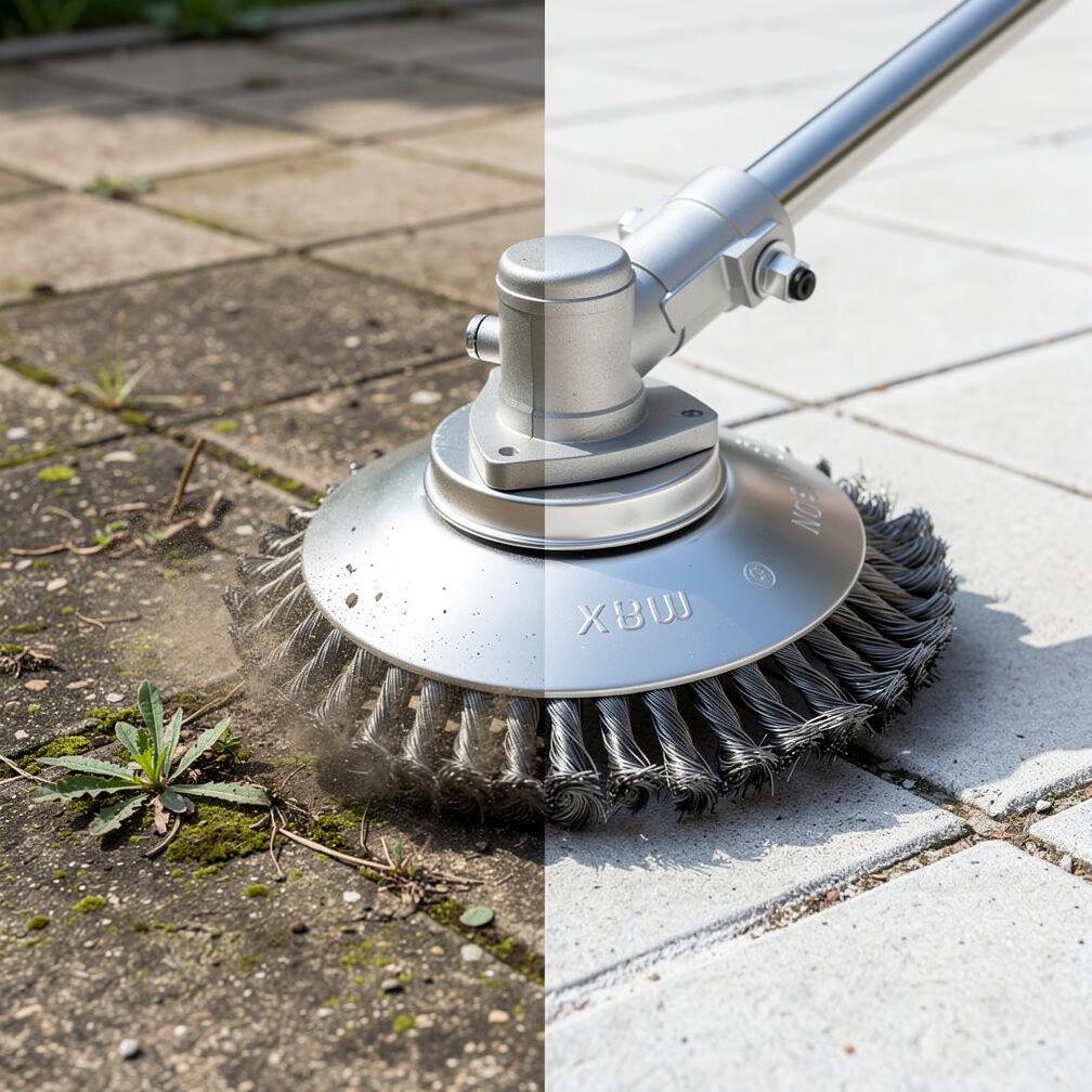 Onkruidborstel voor Grastrimmer | Onkruid vernietigen | TuinStaal