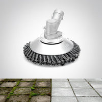 Onkruidtrimmer voor de tuin | Onkruid Trimmer met Stalen Borstel | TuinFix