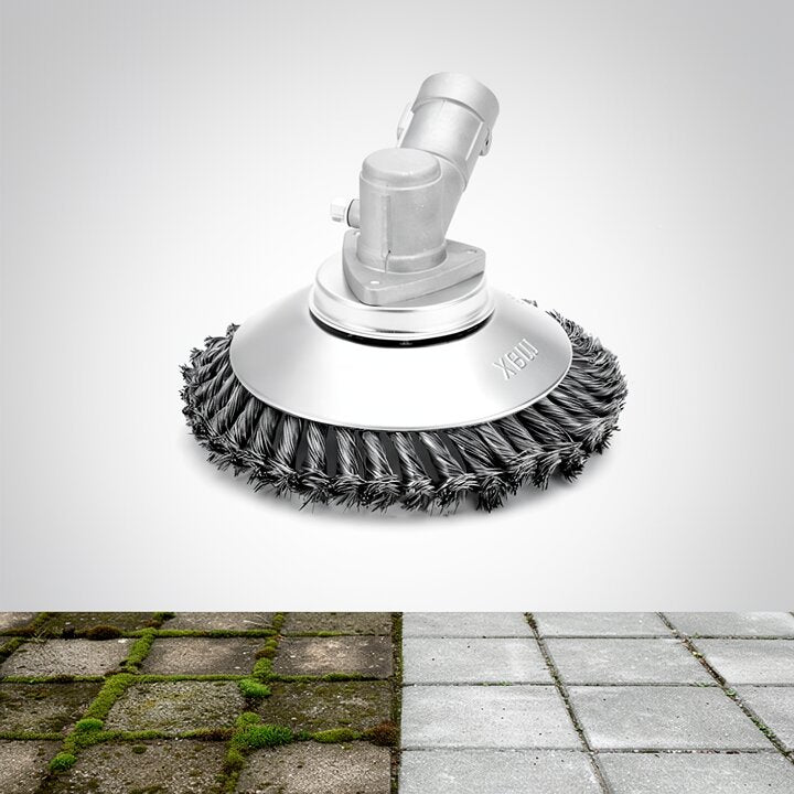 Onkruidtrimmer voor de tuin | Onkruid Trimmer met Stalen Borstel | TuinFix