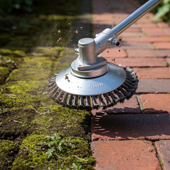 Onkruidtrimmer voor de tuin | Onkruid Trimmer met Stalen Borstel | TuinFix