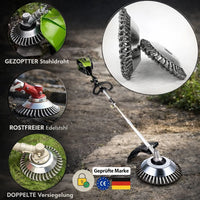 Onkruidtrimmer voor de tuin | Onkruid Trimmer met Stalen Borstel | TuinFix