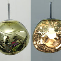 Gloeiende bol kroonluchter | Opvallend lava-ontwerp met warme LED-verlichting voor een gezellige, elegante inrichting.