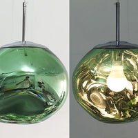 Gloeiende bol kroonluchter | Opvallend lava-ontwerp met warme LED-verlichting voor een gezellige, elegante inrichting.