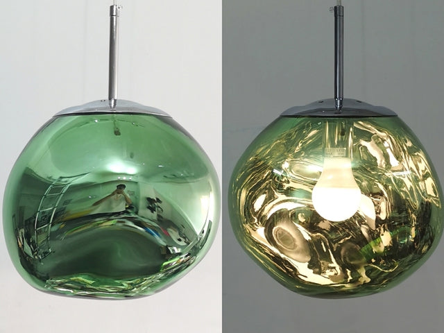 Gloeiende bol kroonluchter | Opvallend lava-ontwerp met warme LED-verlichting voor een gezellige, elegante inrichting.