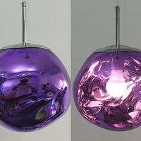 Gloeiende bol kroonluchter | Opvallend lava-ontwerp met warme LED-verlichting voor een gezellige, elegante inrichting.