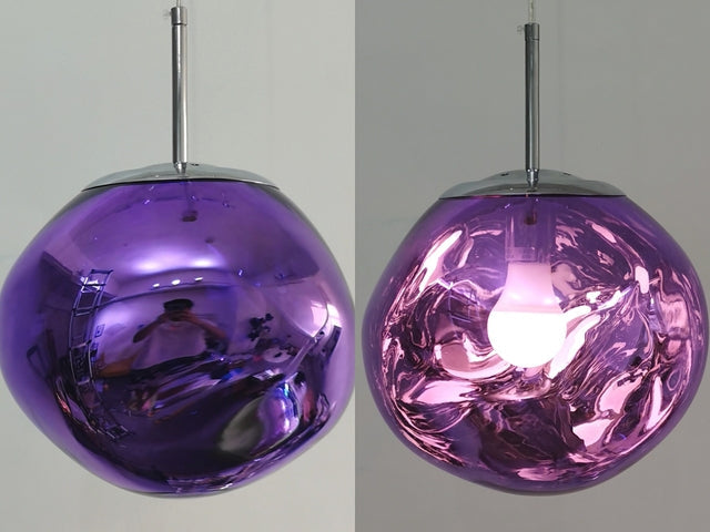 Gloeiende bol kroonluchter | Opvallend lava-ontwerp met warme LED-verlichting voor een gezellige, elegante inrichting.