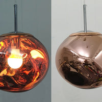 Gloeiende bol kroonluchter | Opvallend lava-ontwerp met warme LED-verlichting voor een gezellige, elegante inrichting.