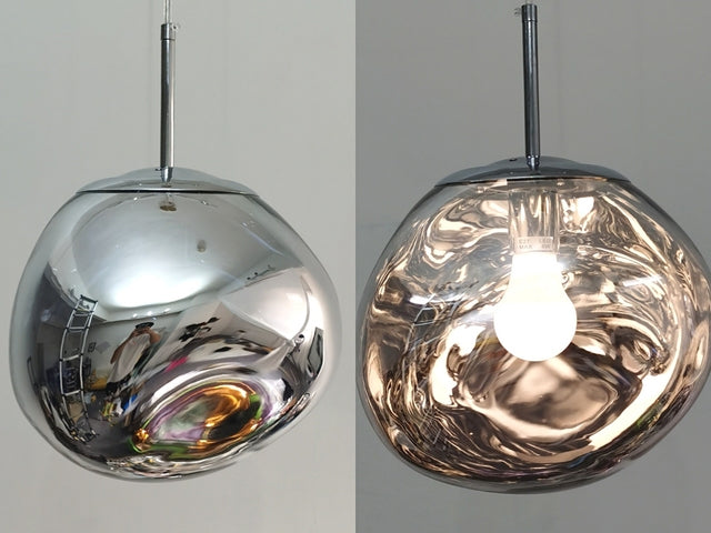 Gloeiende bol kroonluchter | Opvallend lava-ontwerp met warme LED-verlichting voor een gezellige, elegante inrichting.