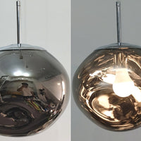 Gloeiende bol kroonluchter | Opvallend lava-ontwerp met warme LED-verlichting voor een gezellige, elegante inrichting.