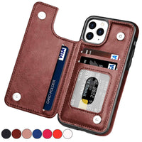LeatherGuard | Elegante Leren Hoes met Kaartsleuven en Magnetische Sluiting | Vanero